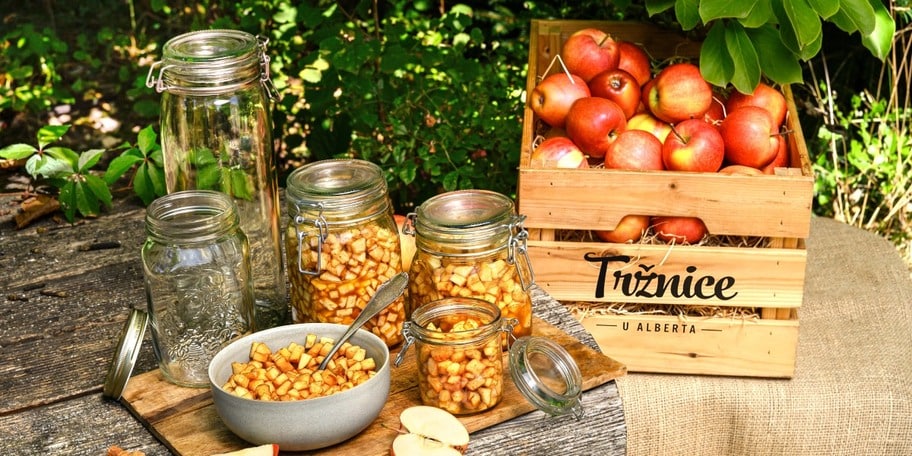 Jablečný kompot do koláčů a štrúdlů