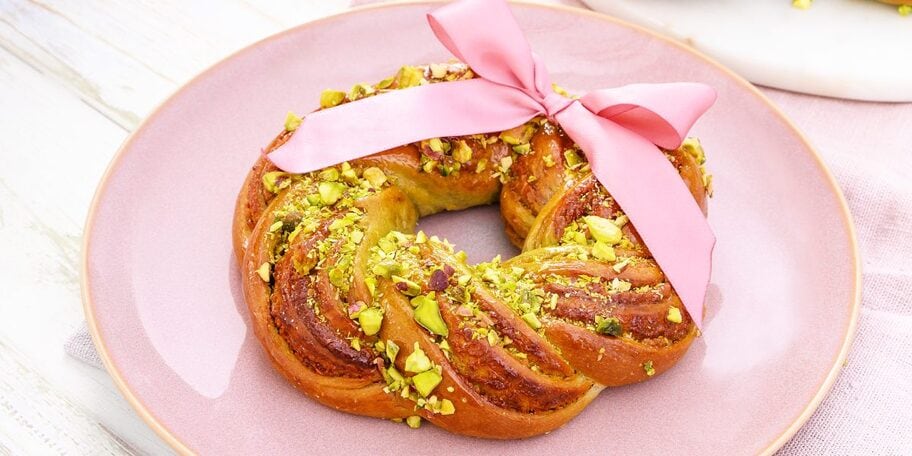 Pistáciové KYNUTÉ VĚNEČKY