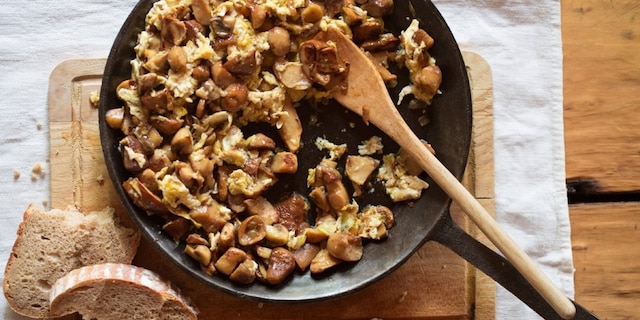 Smaženice s chlebem