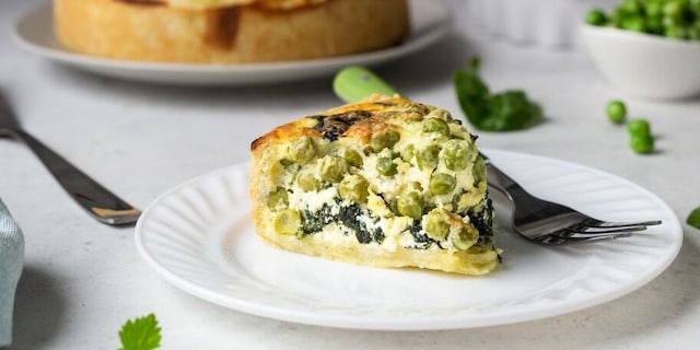Jarní quiche jako z bistra