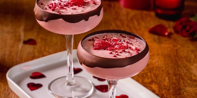 Valentýnské čoko Martini