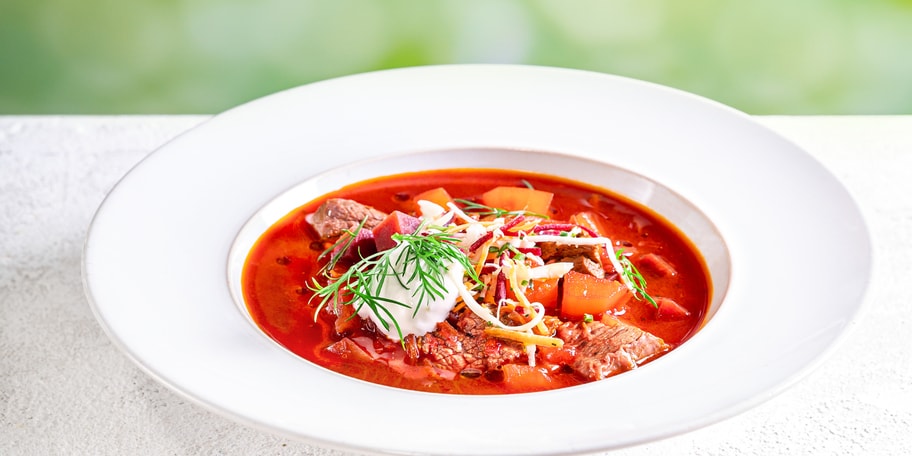 Ukrajinský boršč