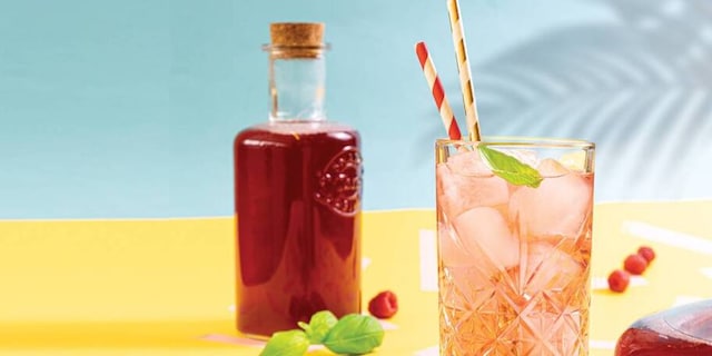 Domácí malinový sirup