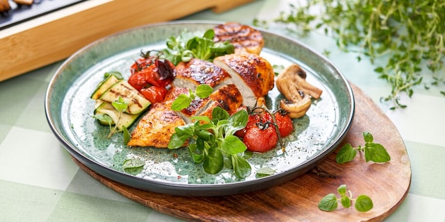 Královské kuřecí na grilu