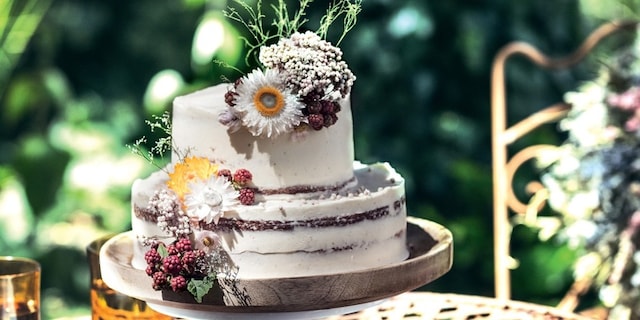 Polonahý svatební dort
