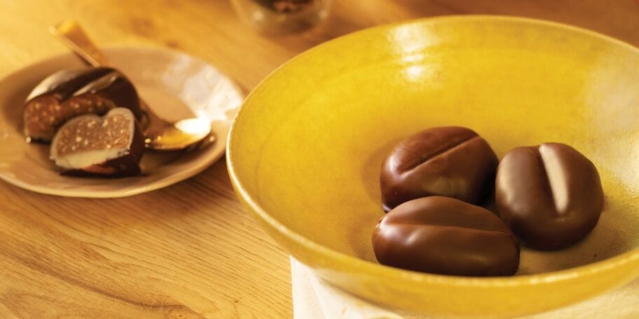 Sladká kávová zrna