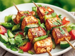 Grilované tofu špízy