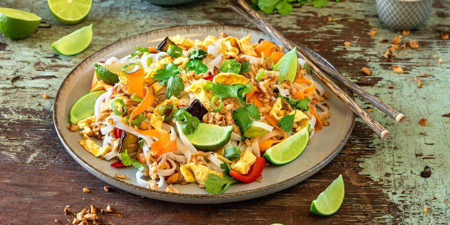 Zeleninové pad thai