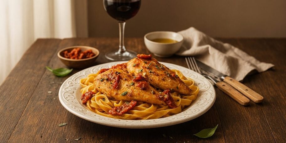 Marry Me Chicken: krémové kuře se sušenými rajčaty