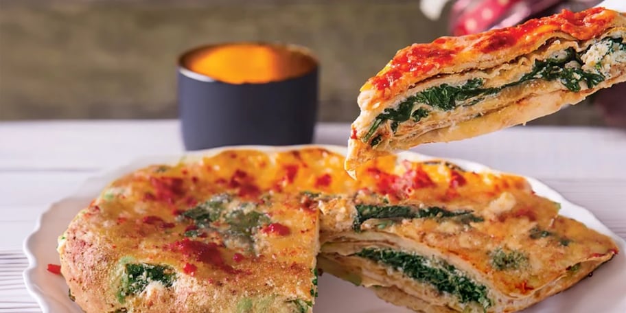 Zapečené palačinky crespelle alla fiorentina