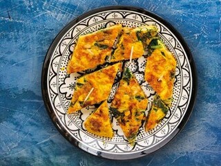 Tortilla se špenátem