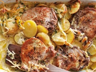 Zapečené vepřové plátky