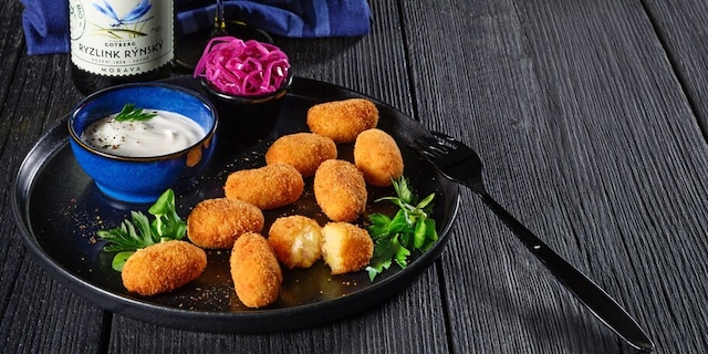 KROKETY Z LEPENICE s fermentovanou zeleninou
