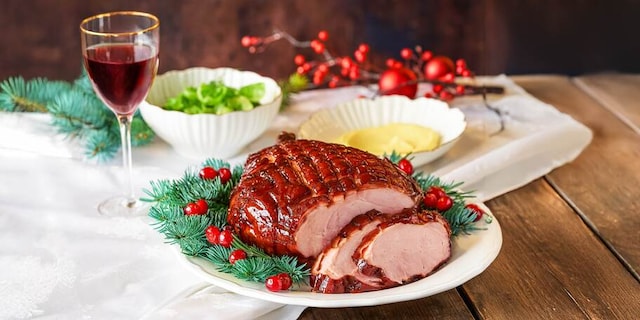 Glazovaná šunka s javorovým sirupem