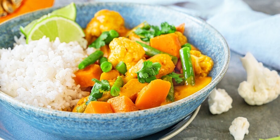 Zeleninové kari ze zbytků zeleniny 