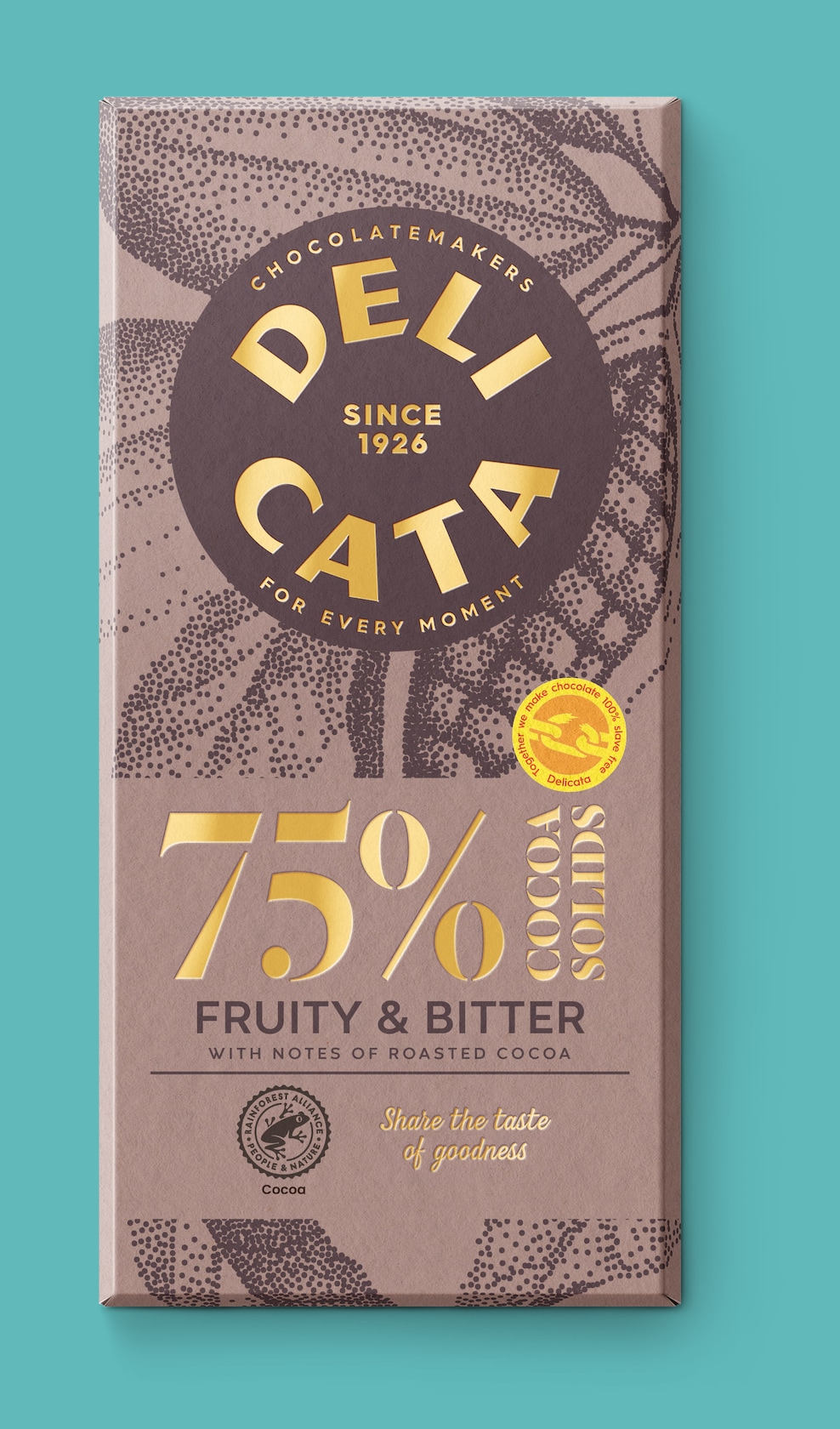 tabulka čokolády Delicata hořká 75% kakao 100g