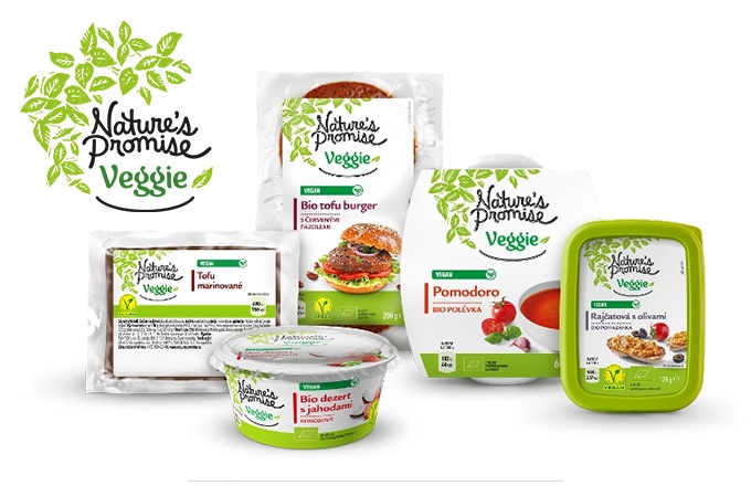 řada natures promise veggie