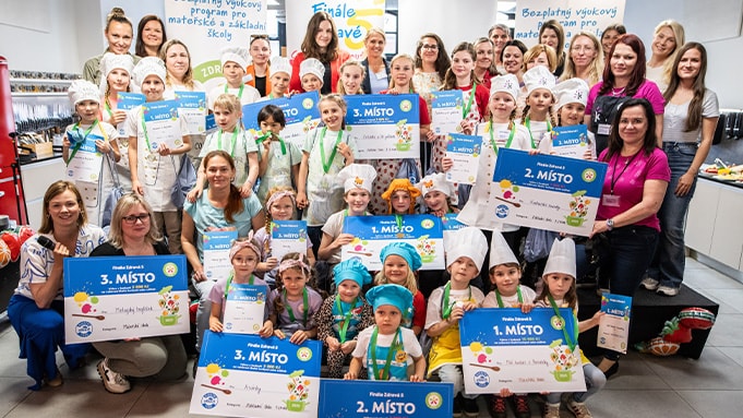 Finále Zdravá 5 zná vítěze. Do dětské kuchařské soutěže se letos zapojilo rekordních 570 týmů