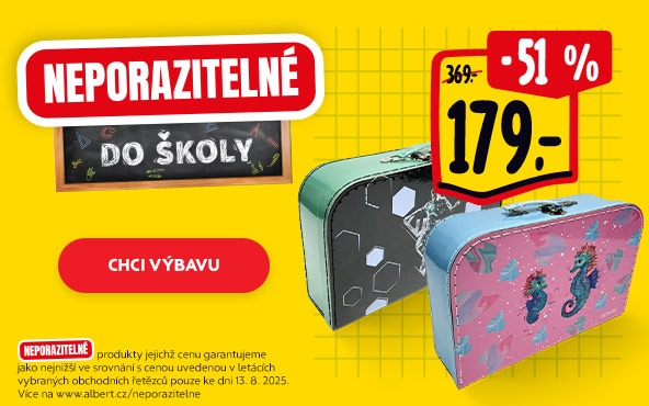 Výtvarné kufříky pro děti nyní se slevou
