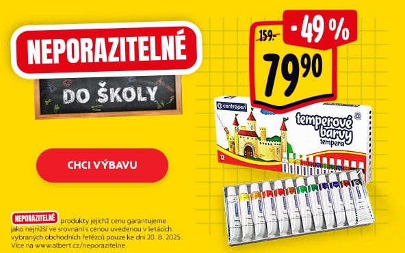 Akční nabídka - školní potřeby