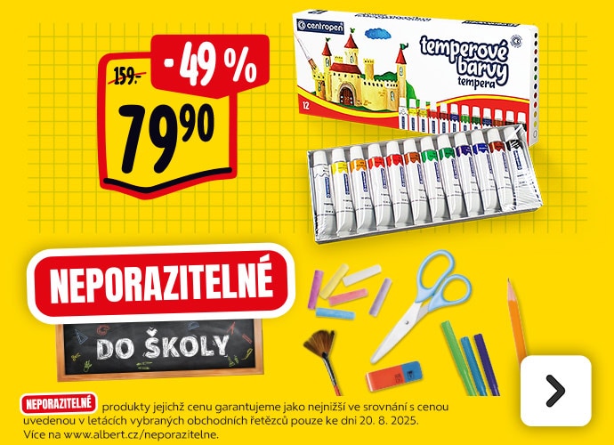 Akční nabídka - školní potřeby