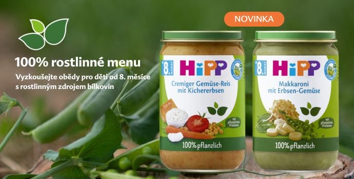 Nabídka produktů Hipp - Zeleninové příkrmy