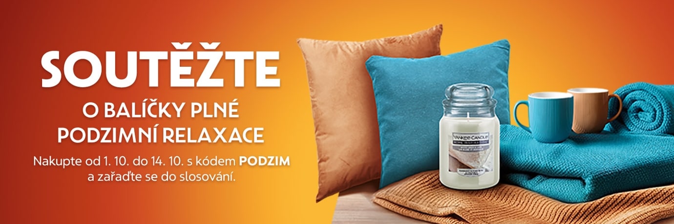 Soutěž o produkty plné podzimní relaxace s kódem PODZIM