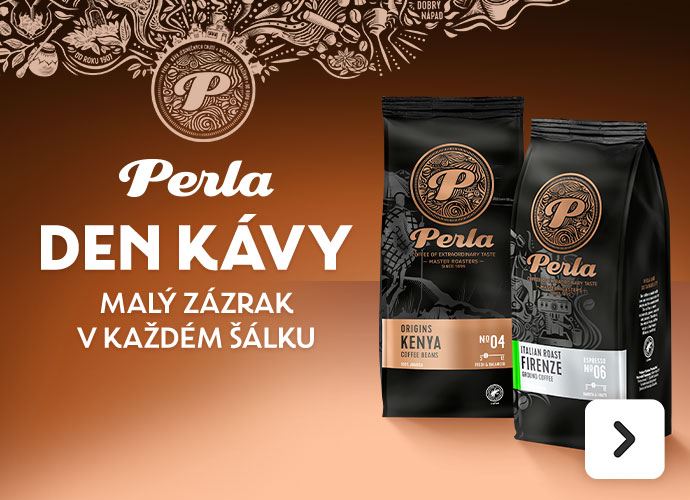 Den kávy - nabídka káv značky Perla