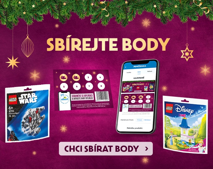 Sbírejte body na Lego