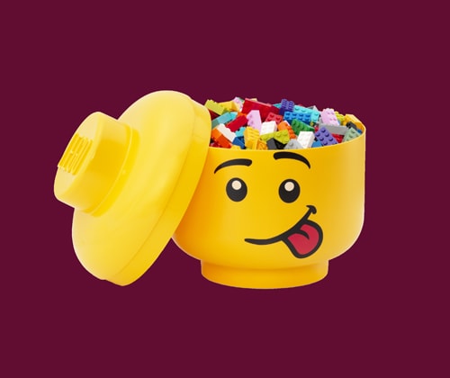 LEGO® Úložná hlava (velikost L) - silly