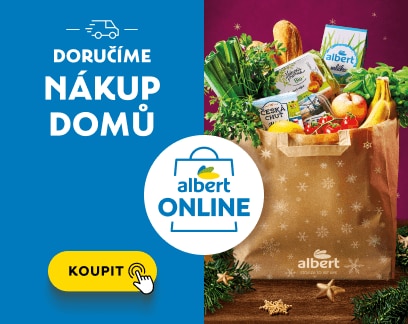 Doručíme nákup domů Albert Online
