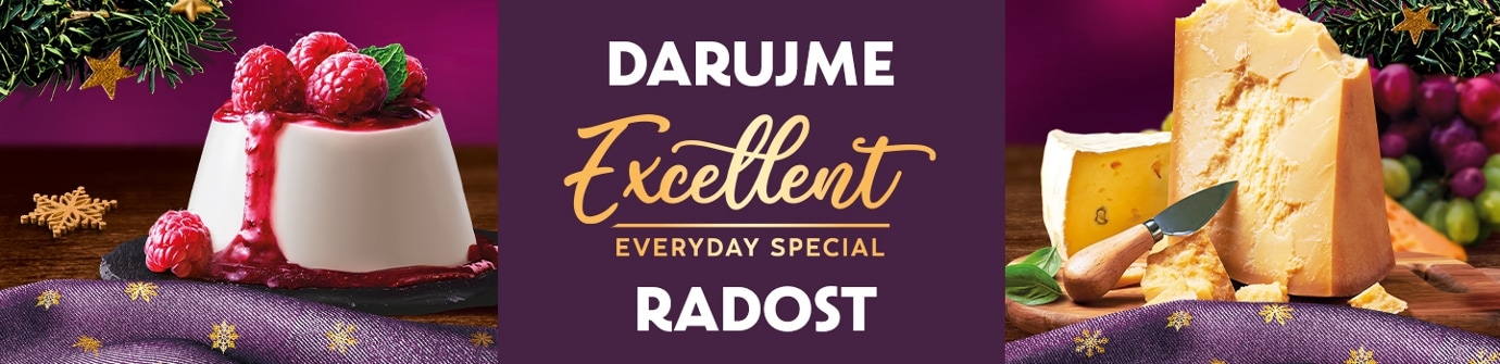 Vánoční banner - Darujme Excellent