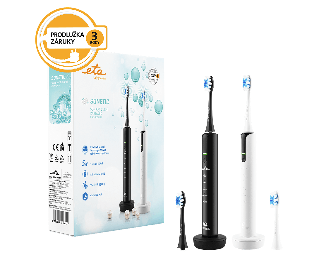 Sonický zubní kartáček