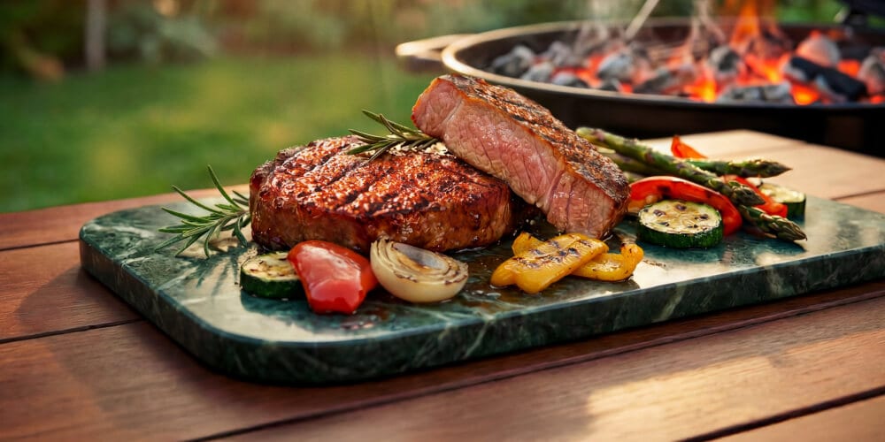 Steak v marinádě bez éček