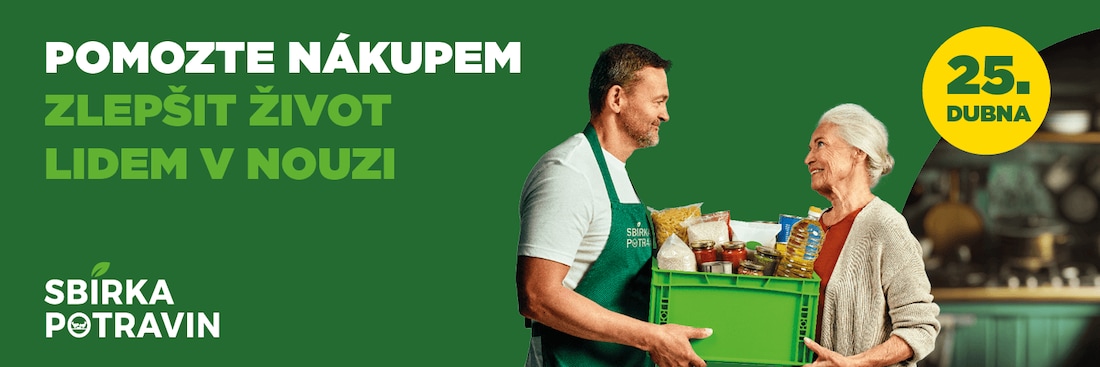 Sbírka potravin 25. dubna 2026