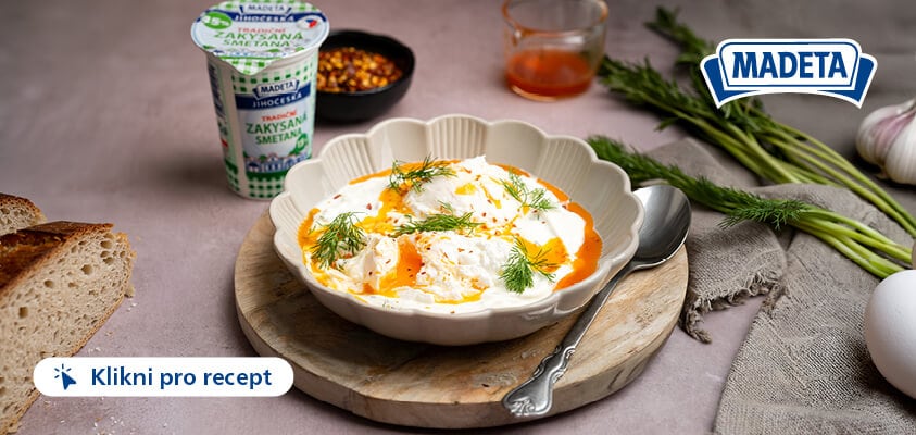 Turecké vejce v misce