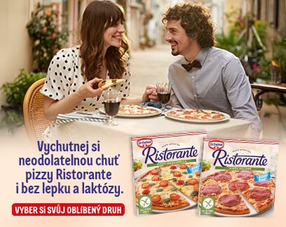 Vychutnej si neodolatelnou chuť pizzy Ristorante i bez lepku a laktózy