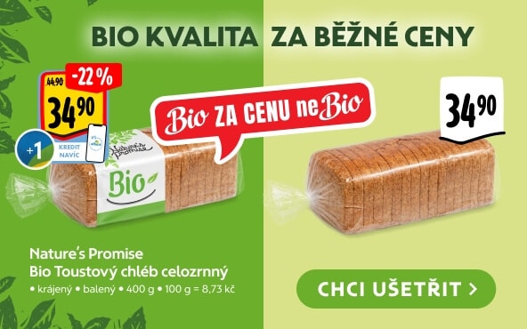 Bio kvalita za běžné ceny