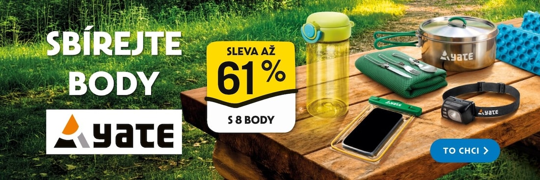 Sbírejte body pro kolekci Yate