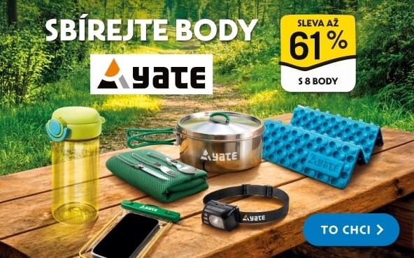 Sbírejte body pro kolekci Yate