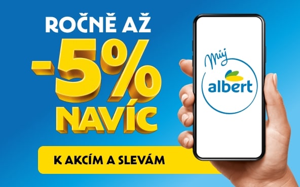 Ročně až -5 % navíc k akcím a slevám