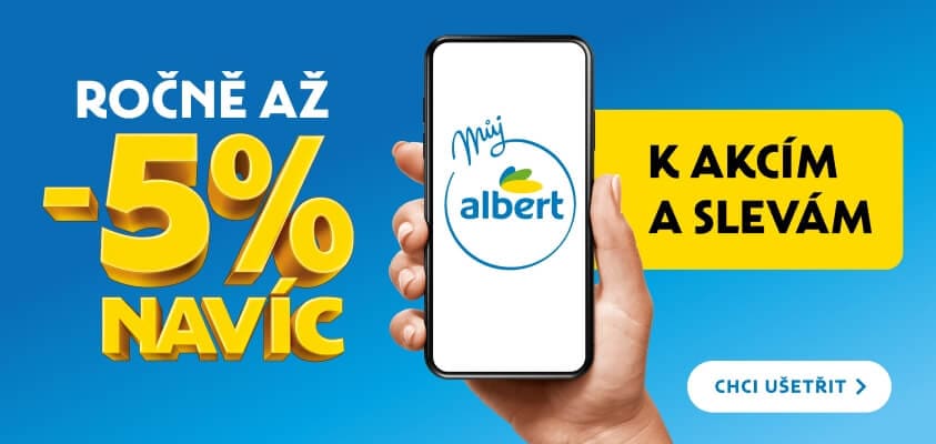Ročně až -5 % navíc k akcím a slevám