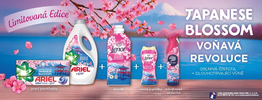 Ariel limitovaná edice Japanese blossom