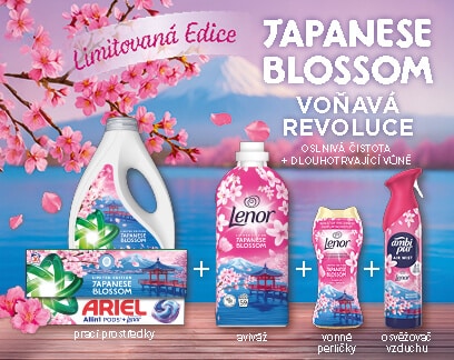 Ariel limitovaná edice Japanese blossom