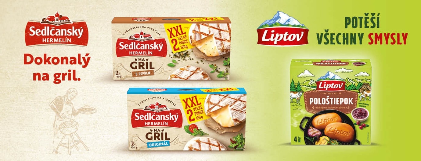 Sedlčanský hermelín - Dokonalý na gril. Liptov - Potěší všechny smysly.