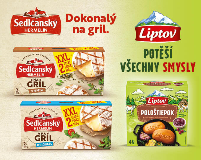 Sedlčanský hermelín - Dokonalý na gril. Liptov - Potěší všechny smysly.