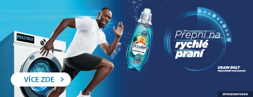 Coccolino. Přepni na rychlé praní.