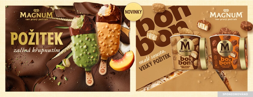 Magnum. Požitek začíná křupnutím.