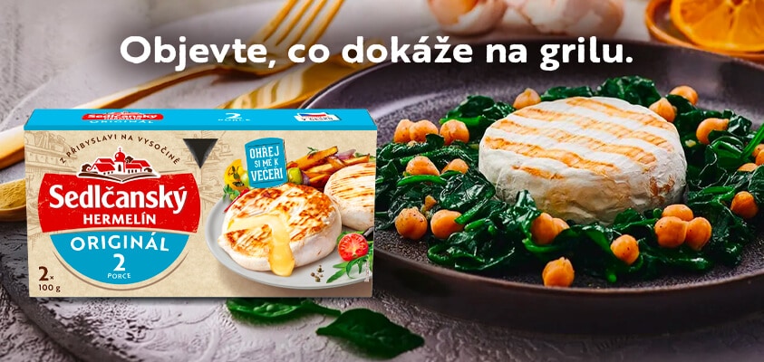 Sedlčanský hermelín. Objevte, co dokáže na grilu.