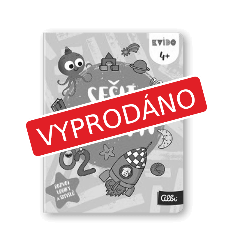 Kvído sešit aktivit od 4 let